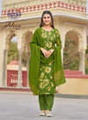 Alexa Vol 7 By Radhika Vertican Silk Kurti With Bottom Dupatta Exporters In India